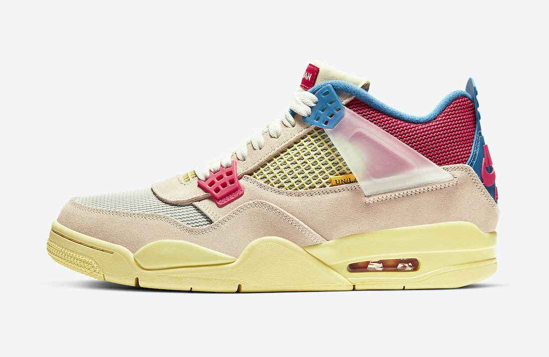 【ほぼ新品】24cm UNION × NIKE AIR JORDAN 4 Nike MEN'S UNION x Air Jordan 4 VI Retro SP GUAVA ICE SIZE