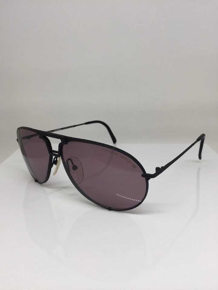 Nuevas gafas de sol vintage Porsche Design Aviator de Carrera M. 5651 C. negras mate Foto 2 de 4
