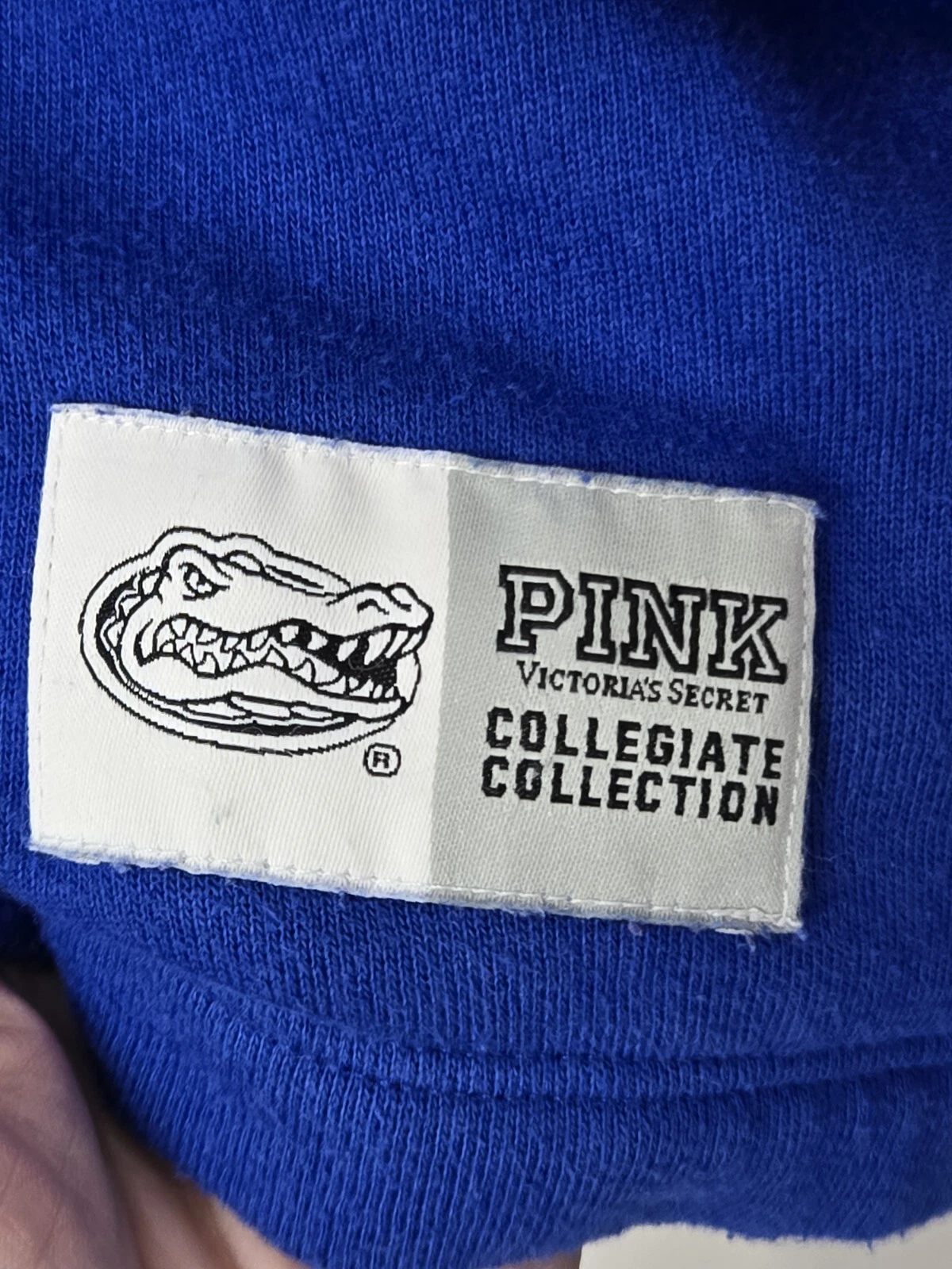UNDERCOVER Florida GATORS Pullover FELPA CON CAPPUCCIO Victoria's Secret COLLEGIATA COLLEZIONE CON BLING