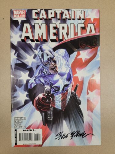 Captain America Vol 5 #34 March 2008 The Burden of Dreams Signed Marvel Comic - Picture 1 of 12