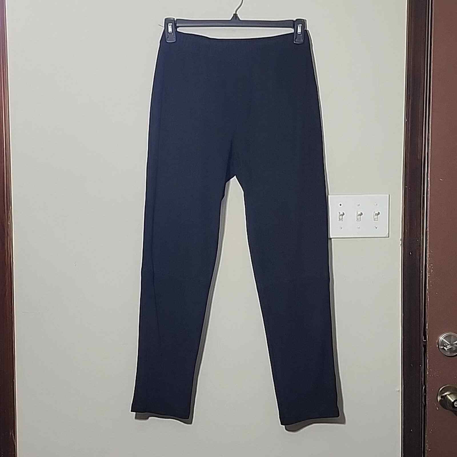 Maxmara Leisure Suede Leather Black Pants Size 12