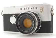 NEAR MINT OLYMPUS PEN F 35mm Half Frame w F ZUIKO AUTO S 38mm F/1.8 Lens JAPAN