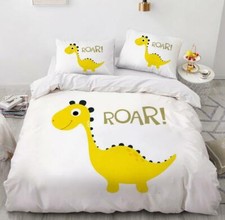3D Dinosaurier NAM91709 Bett Kissenbez&uuml;ge Decke Bettdecke Abdeckung Set Fay
