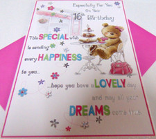 16th Birthday Greetings Card.....Especially For You On Your 16th Birthday