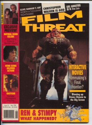 MAG: Film Threat 6/1994-LFB-horror movie-F/X-Jackie Chan-Christopher Walken-F...