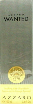 AZZARO WANTED SOOTHING AFTER SHAVE BALM FOR MEN 3.4 Oz / 100 ml BRAND NEW!!!