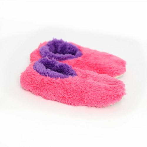 SLUMBIES SNUGGLY TIE DYE/ ROSE/ LOTSA DOTS Women's Soft Slippers Socks Non-Slip - Picture 99 of 112