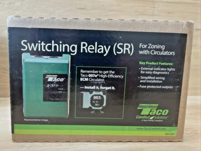 Taco Comfort Solutions SR501-4 Switching Relay - 1 Zone