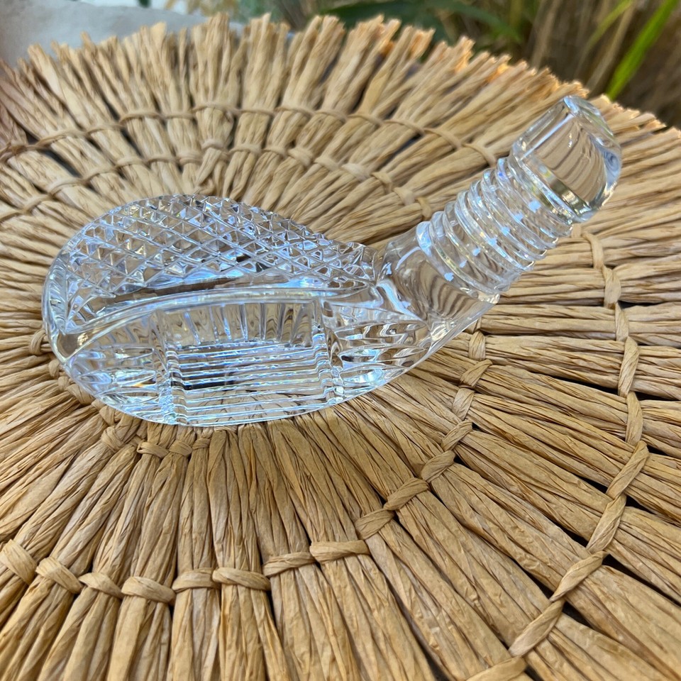 Waterford Crystal Cut Glass "Golf Club Head" Paperweight eBay