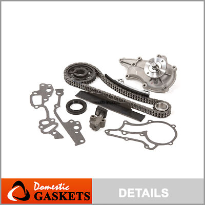 78-82 Toyota Pickup Corona Celica 2.2L 2.4L Timing Chain Water Pump Kit 20R 22R