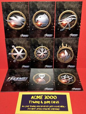 Cryptozoic DC Legends of Tomorrow - Complete ICONS 9 Card Chase Set 2018