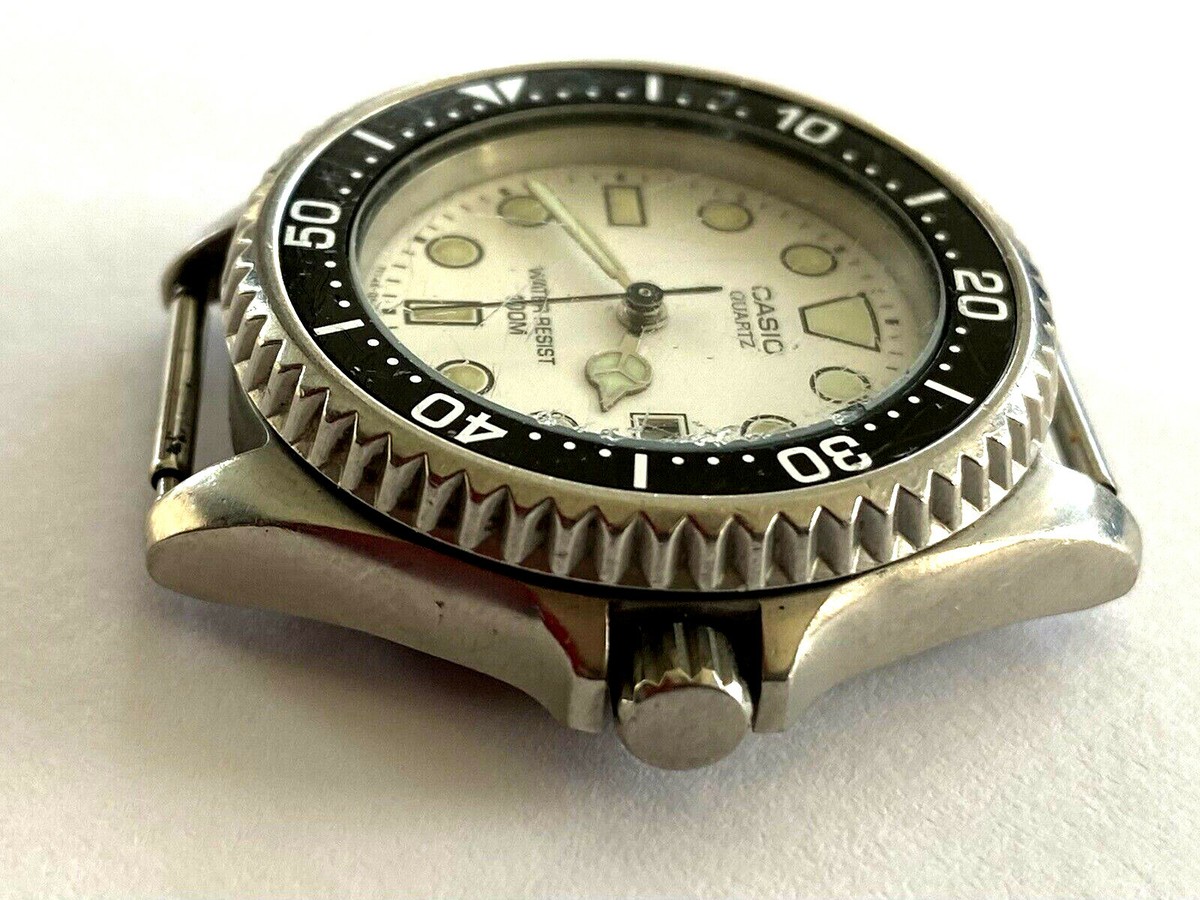 CASIO DIVER 711A5 Q54 QUARTZ 392 LD 501 WOMEN'S WATCH 100M NO BAND