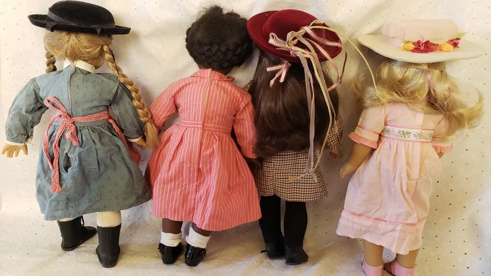 Pleasant Company American Girl Doll lote de 4 Addy, Kristen, Samantha,  Foto 4 de 4