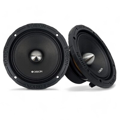 Orion XTX654 6.5'' 1400 Watt 4 Ohm Midrange Bass Loud Car Audio Speakers (Pair)