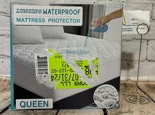 Lunsing Queen Mattress Protector, Waterproof Breathable Noiseless Queen Mattress