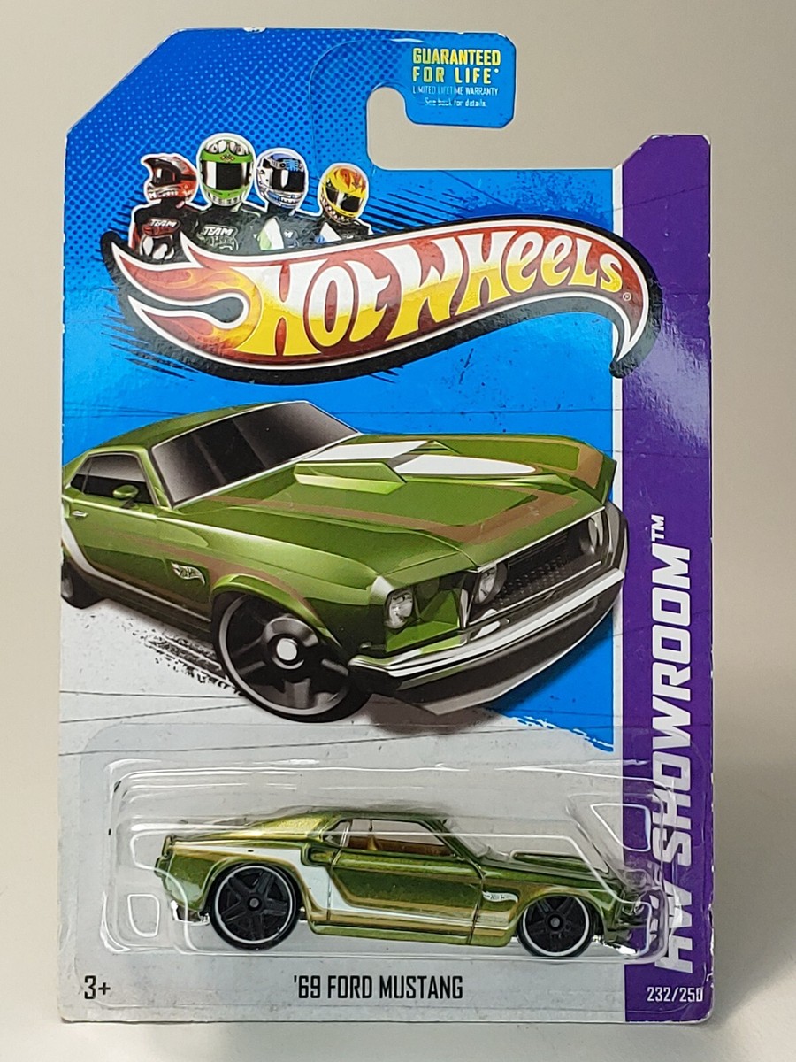 2013 Hot Wheels HW Showroom '69 Ford Mustang #232 Green | eBay