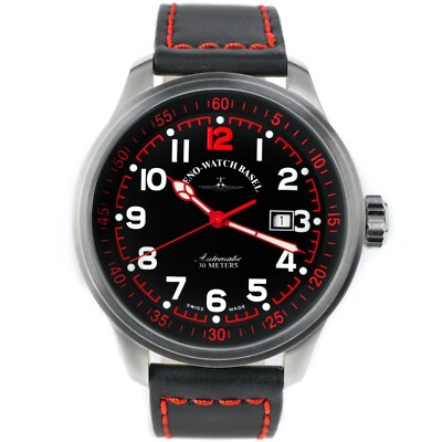 Zeno-Watch Basel OS Pilot Minute bezel Automatic Swiss Men's Watch 8554B-a1-7