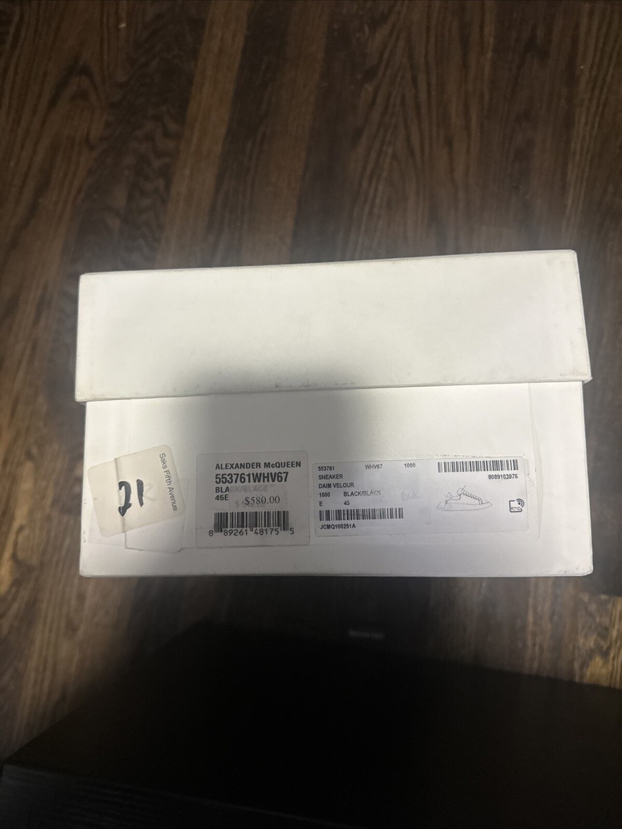 men alexander mcqueen sneakers size 45