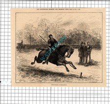 Tienda Pegging Sport Hurlingham Sir Bach Cunard Mr A de Murrieta - 1875 recorte