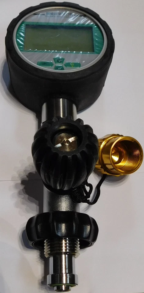 GK 0,2 - Hochpräziser DIGITALER FLASCHENDRUCKPRÜFER 300 BAR - Prüfmanometer - Bild 2 von 4