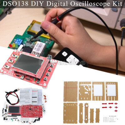 NEW DSO138 2.4'' TFT Digital Oscilloscope (1Msps) Fully Welded Assembled + Probe