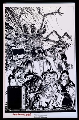 Generation X #64 by Michael Golden 11x17 FRAMED Original Art Poster Print Comic