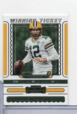 Aaron Rodgers Packers Winning Ticket WT-7 Panini 2019 110620MLCD