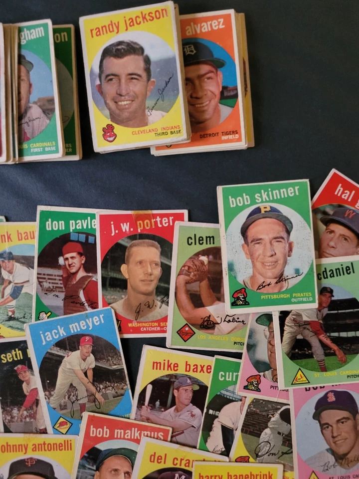 1959 年 Topps 棒球卡入门套装 78 张 - Bob Skinner | Andy Pafko — 第 3/4 张图片