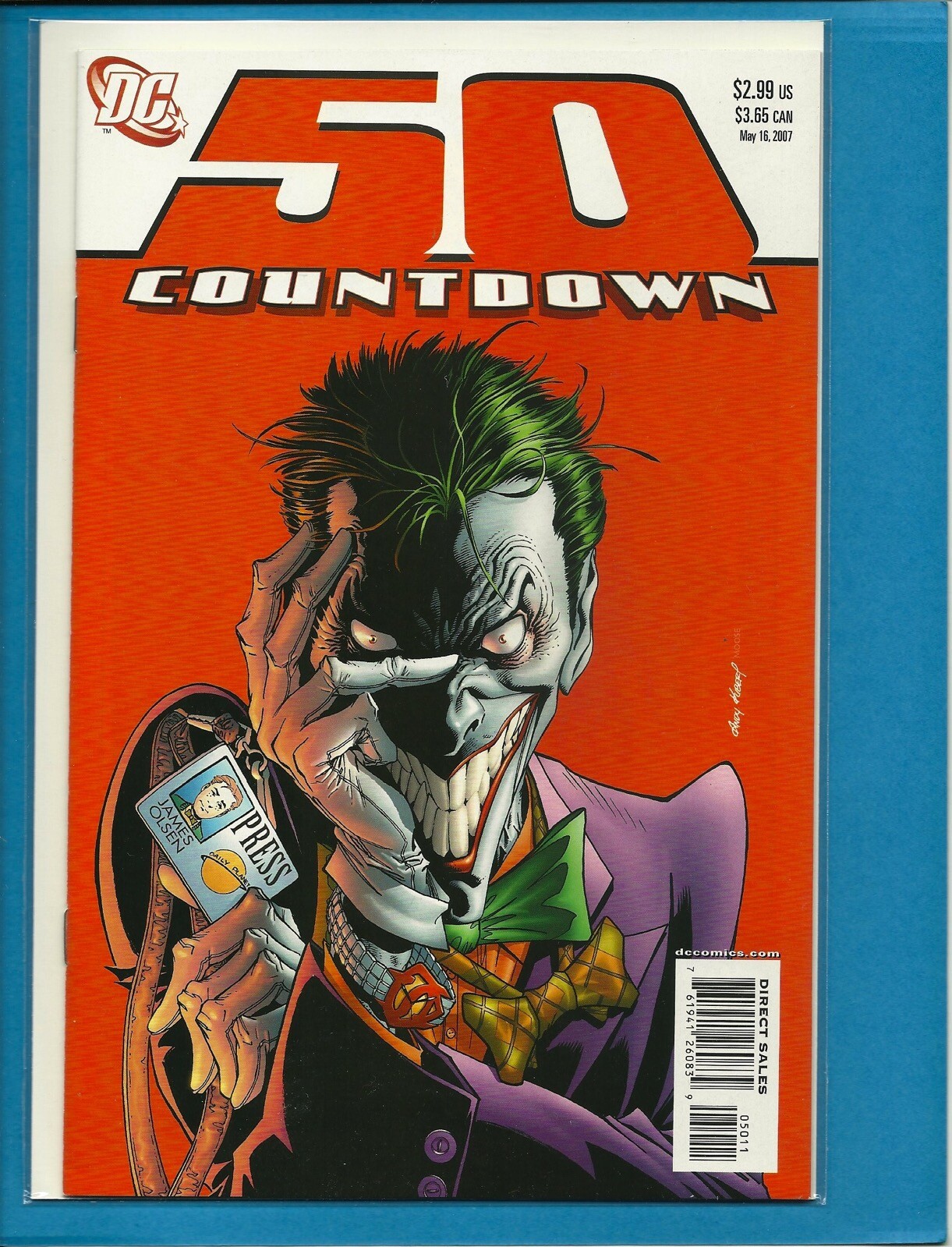 DC COMICS COUNTDOWN MAXI-SERIES! ISSUE #50! NM! ANDY KUBERT JOKER COVER ...