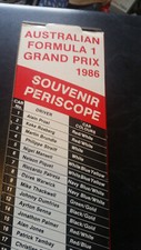 rare vintage 1986 australian formula 1 grand prix race periscope viewer