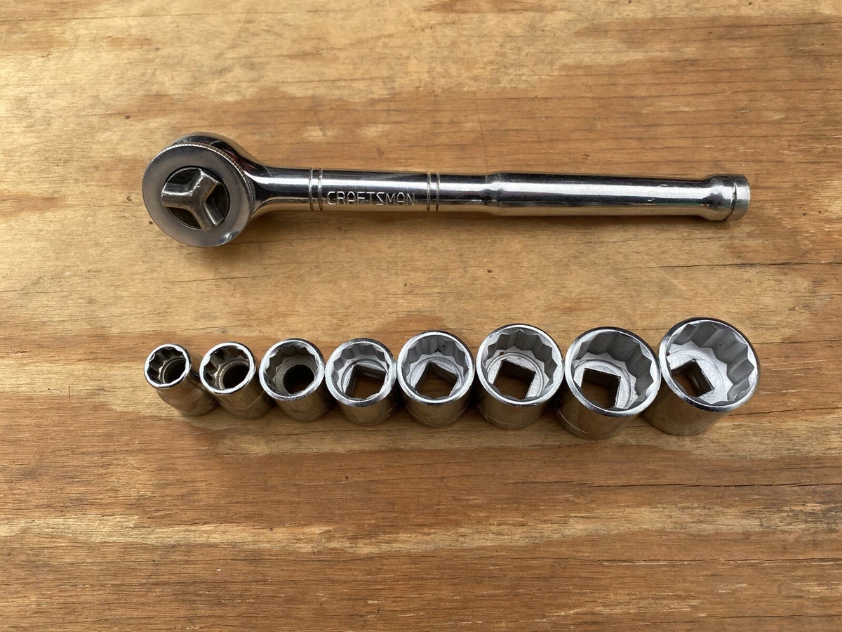 CRAFTSMAN 43795 Thumb Wheel 1/4 Drive RATCHET WRENCH Tri, 46 OFF