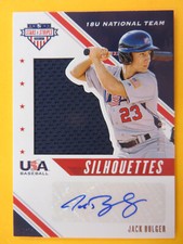 2020 Panini Stars Stripes Silhouettes Jack Bulger USA USJ-JB Vanderbilt