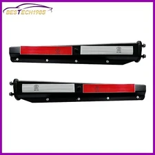 NEW 1.125" Black Semi Truck Straight Spring Loaded Mud Flap Hanger RH & LH