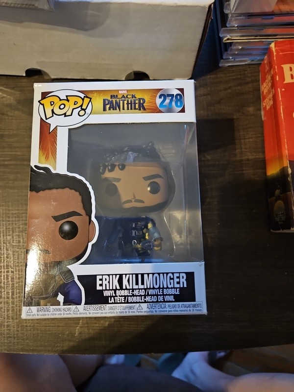 Funko Pop! Vinyl: Marvel Black Panther Erik Killmonger #278