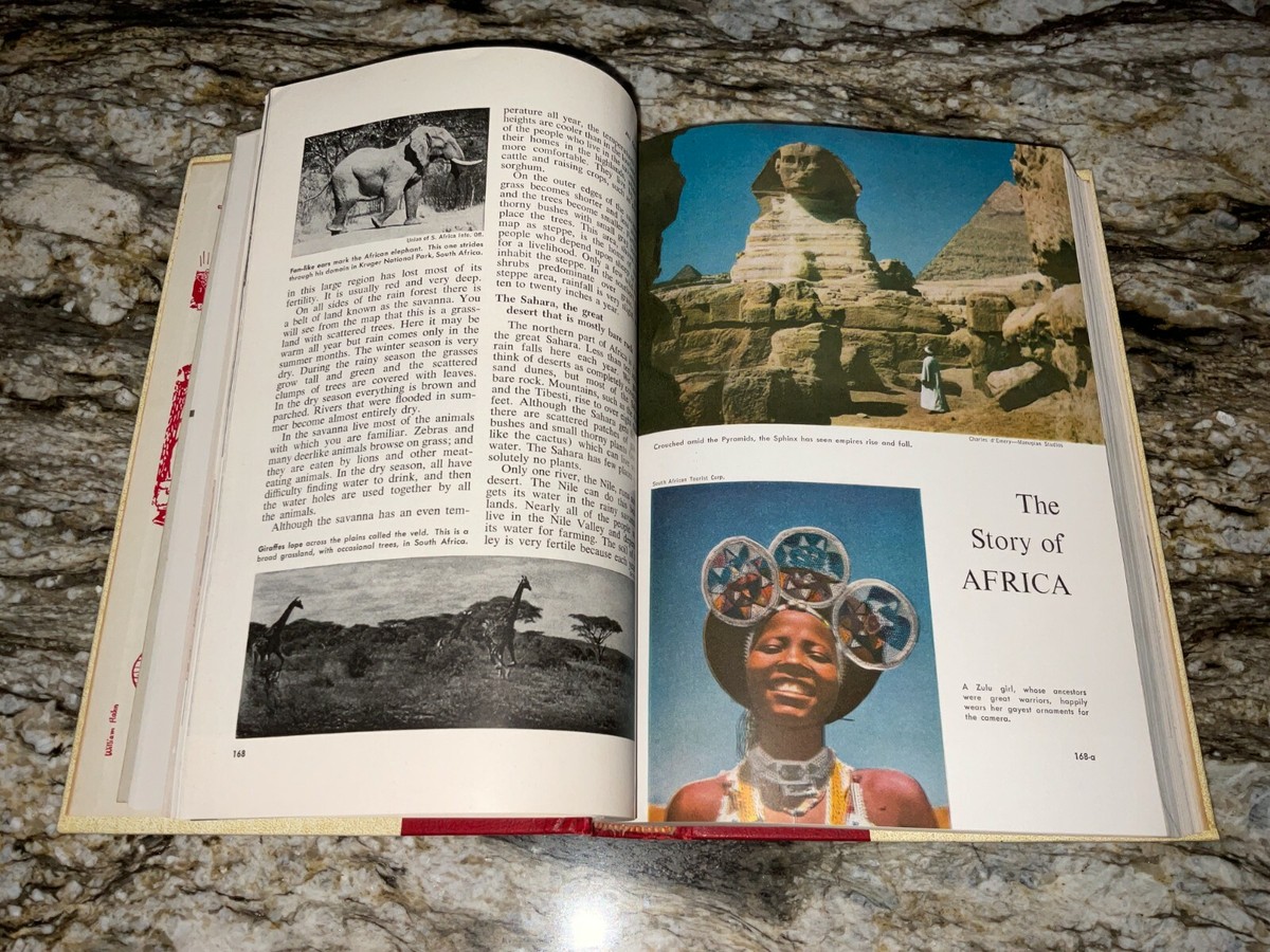 Grolier, The Book of Knowledge 1960 Volumes 1-20 in 10 books