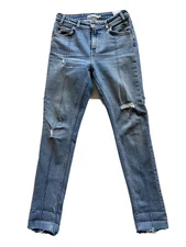 Levis 721 Vintage High Rise Skinny Womens Jeans Orange Tag 26x30