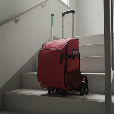 Rolling Housekeeping Backpack Large Capacity Cleaning Maintenance Bag