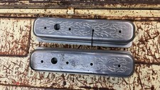 Speedway Motors 1987-2000 Small Block Chevy Billet Aluminum Flame Valve Covers