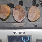 Lot Of 3 Slabs, Cabochon Cabbing Material, Wisconsin Chalcedony 42g — photo 1