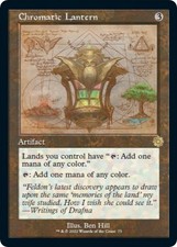 Chromatic Lantern (Schematic) - Normal NM MTG The Brothers' War: Retro Frame ...