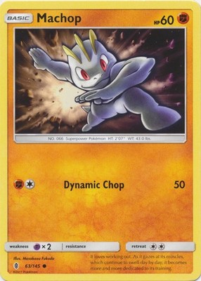 Machop - 63/145 - Common - Lightly Played