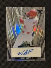 Victor Scott II 2024 Leaf Metal Autographs Auto #/35 Cardinals