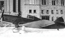 VEF I-17 WW2 Monoplane Trainer Desktop Wood Airplane New Model Large Scale 1/24