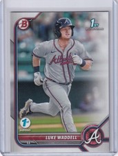 2022 Bowman 1st Edition #BPPF-48 Luke Waddell Atlanta Braves