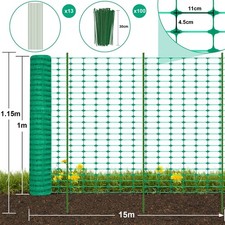 Barrier Fencing Mesh Garden Plastic Fence Pins Temporary Chicken Plant Wire Mesh