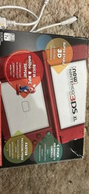 Nintendo 3DS XL Launch Edition Handheld Red Gaming System With Box