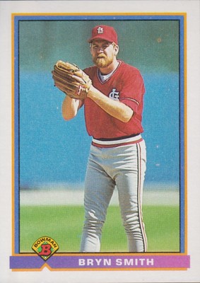 1991 Bowman #407 Bryn Smith St. Louis Cardinals Baseball Card