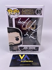 Kit Harington Signed Jon Snow Game Of Thrones 61 Funko Pop w/ JSA Witness