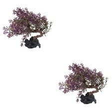  2 Pack Lebensechte Aquarienpflanzen Aquarium-Ornamente Künstliche