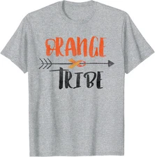 Kidney Cancer Awareness Orange Tribe Ribbon Warrior Unisex T-Shirt